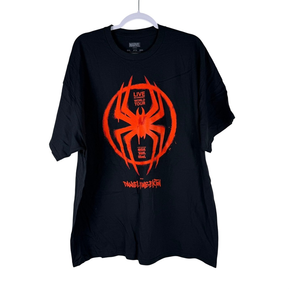 Marvel SpiderMan‎ Across the Spider-Verse Live in Concert Tour Shirt 2XL Black